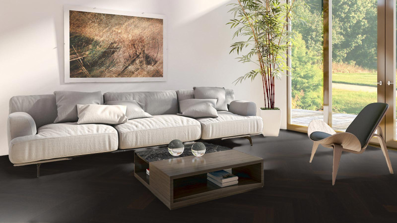 Meister Parquet MeisterParkett. longlife PS 500 Smoked oak harmonious 8052 Herringbone M4V main product photo