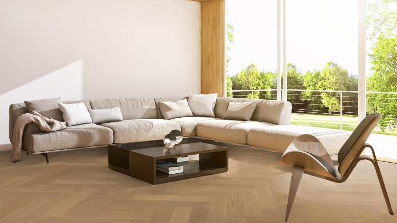 Meister Parquet MeisterParkett. longlife PS 500 Chêne harmonieux plain 8805 1 frise pour pose à bâtons rompus M4V main product photo