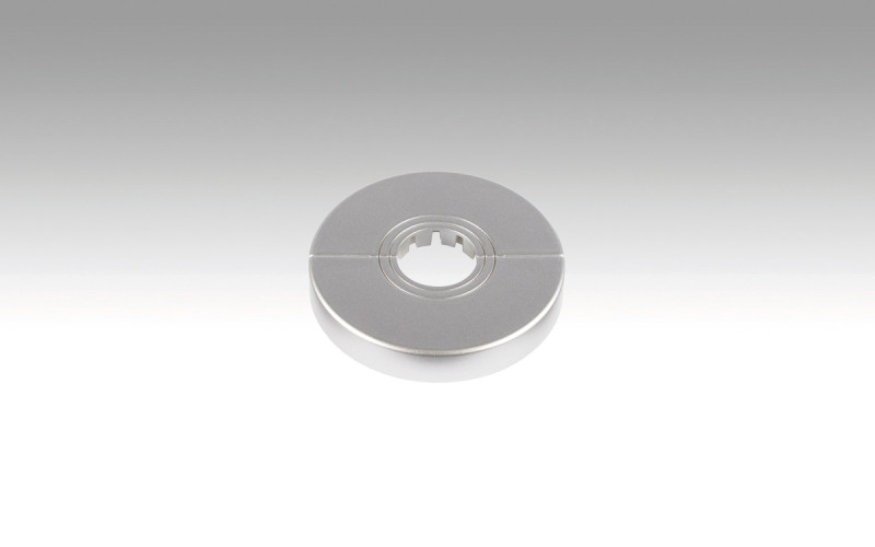 Meister Universal plastic radiator rosettes Chrome 2035 - 15 | 18 | 22 mm inner diameter main product photo