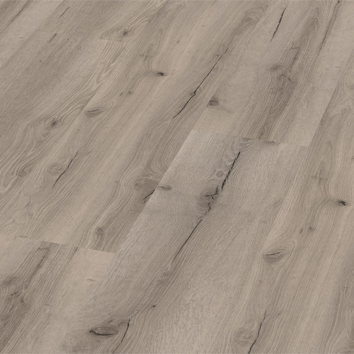 planeo Rigid Klick Vinyl - GRANDline Rustic Grey Oak | Trittschalldämmung integr. (NF-GL-705) main product photo