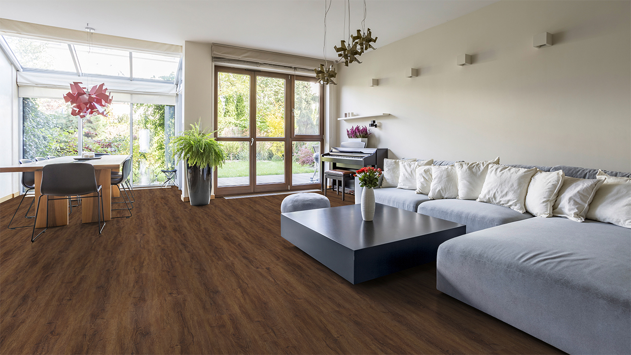 planeo Rigid Klick Vinyl - GRANDline Chestnut Oak | Trittschalldämmung integr. (NF-GL-854)