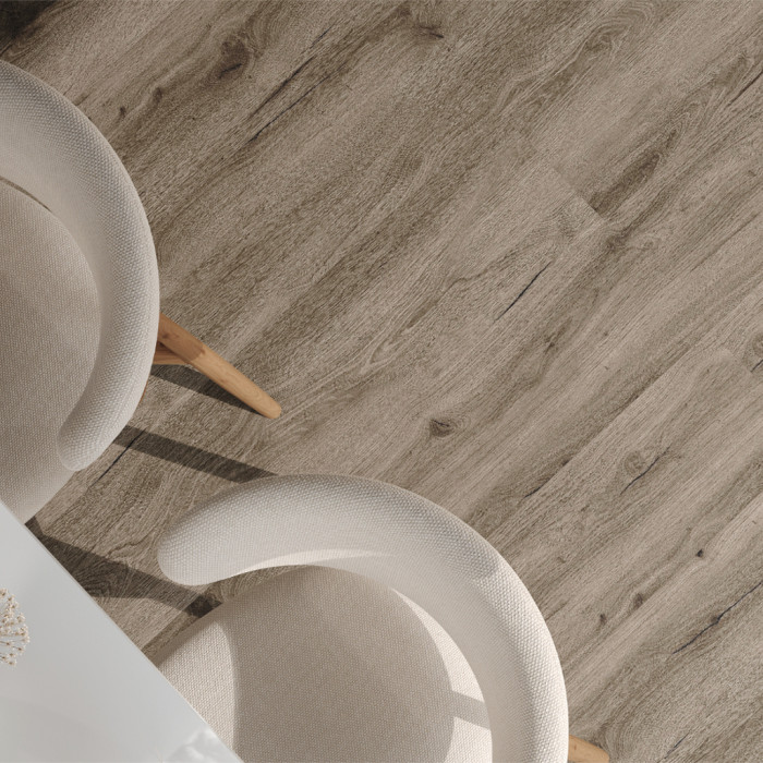 planeo Klebevinyl - Eiche Graubraun | Synchronprägung (NF-S-5882) main product photo