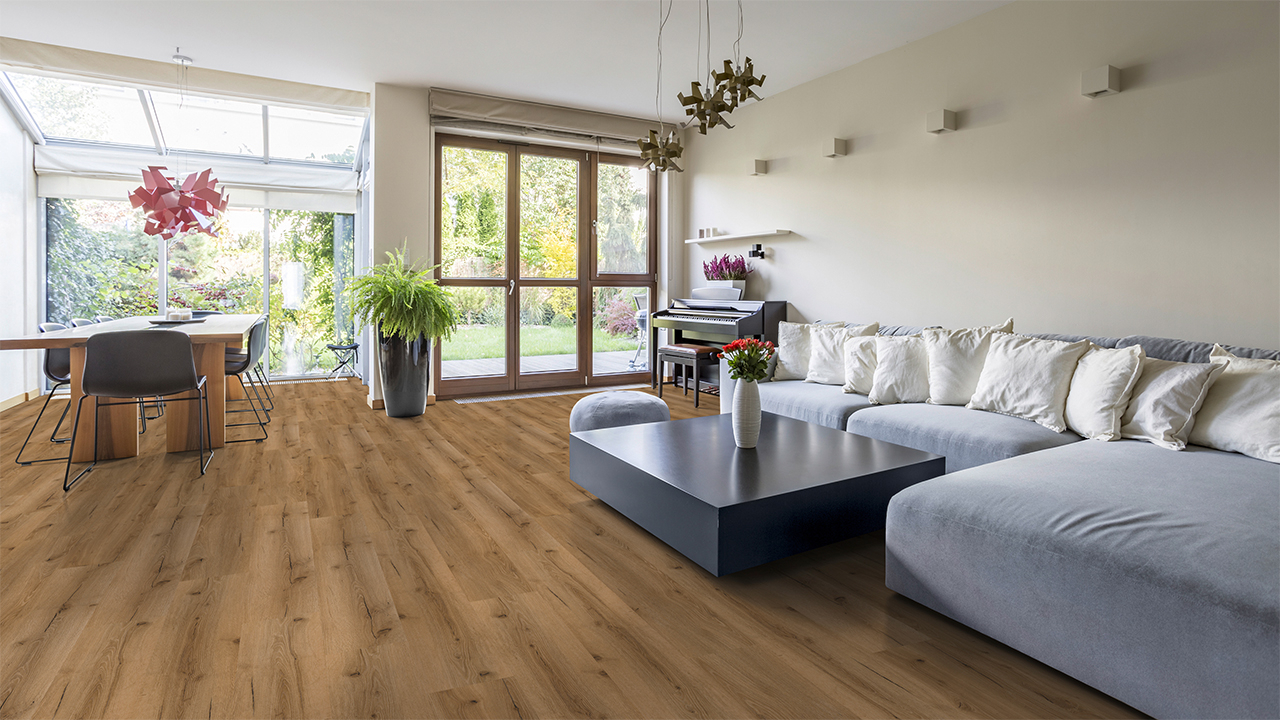 planeo Rigid Klick Vinyl - SMARTline Nature Oak | Trittschalldämmung integr. (NF-SL-451)