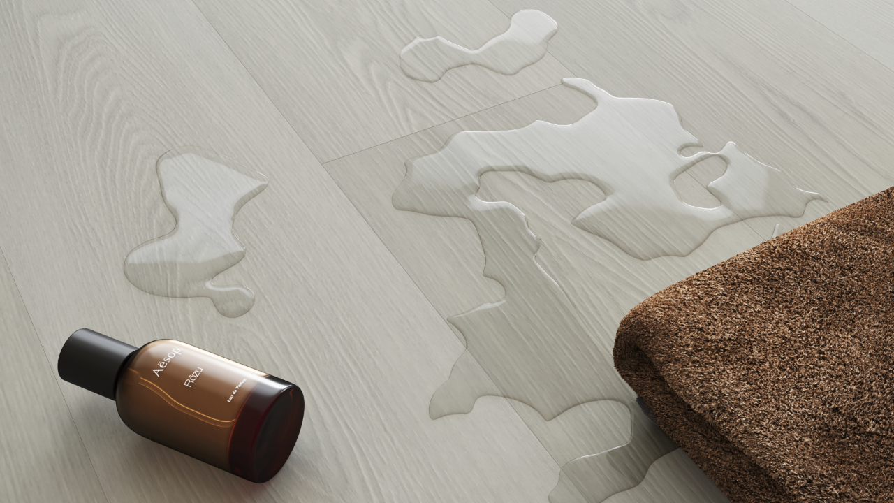 planeo Rigid Klick Vinyl - SMARTline White Oak | Trittschalldämmung integr. (NF-SL-586)