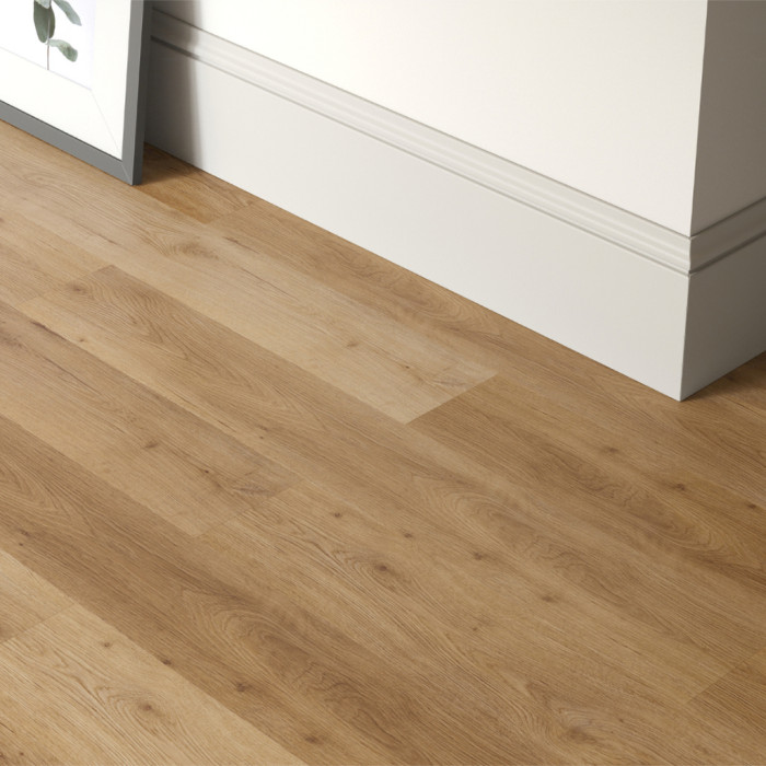 planeo Rigid Klick Vinyl - SMARTline Brown Rustik Oak | Trittschalldämmung integr. (NF-SL-588) main product photo