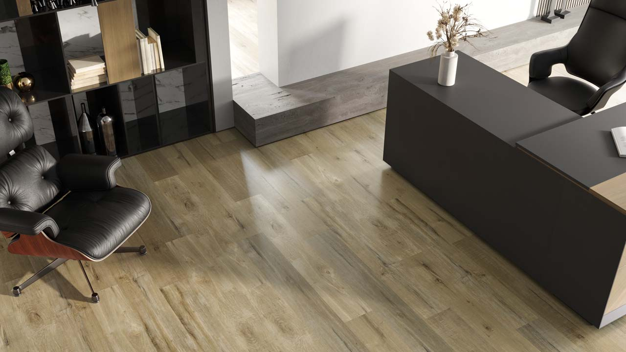 planeo Klick Vinyl - Rigid Aged Glow | Trittschalldämmung integr. (P07206T)