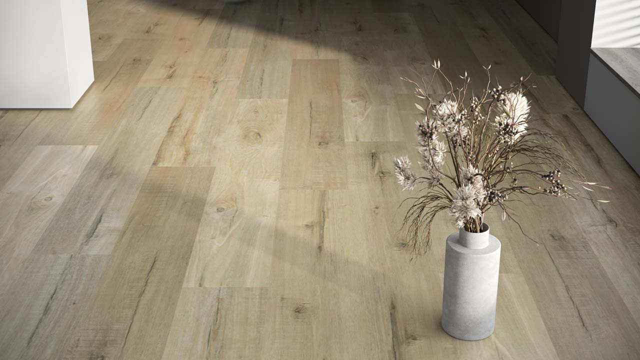 planeo Klick Vinyl - Rigid Aged Glow | Trittschalldämmung integr. (P07206T)