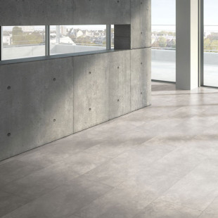 Parador design floor Modular ONE concrete ornament light gray large tile 4V