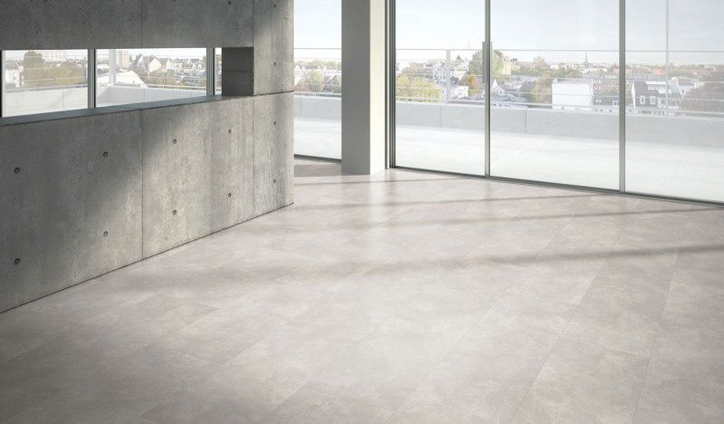 Parador Designboden Modular ONE Beton Ornament Weiss Großfliese 4V main product photo