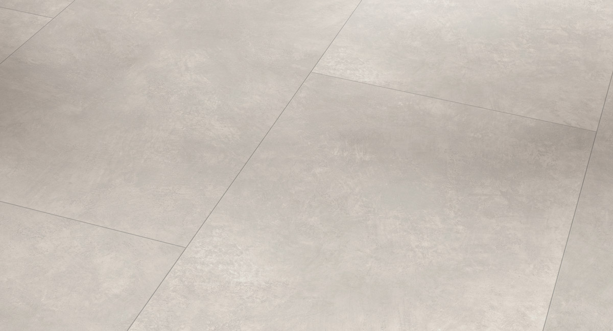 Parador Designboden Modular ONE Beton Weiss Großfliese 4V Raum1