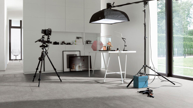 Parador Laminat Trendtime 5 Beton Ornament dunkelgrau Großfliese 4V main product photo