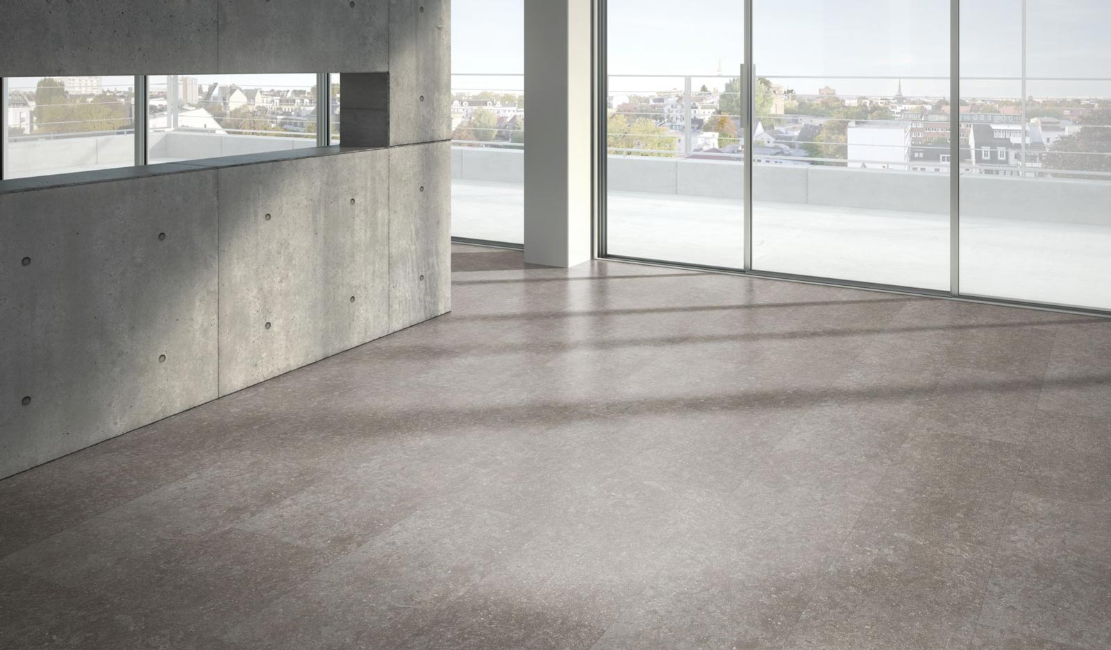 Parador Laminat Trendtime 5 Granit Grau Großfliese 4V Raum3