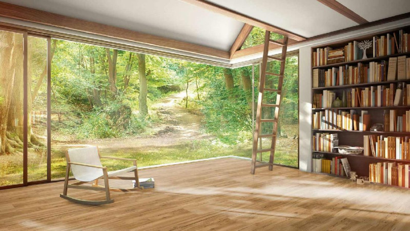 Parador Vinylboden Basic 5.3 Eiche Memory natur 1-Stab Landhausdiele 4V Trittschalldämmung main product photo