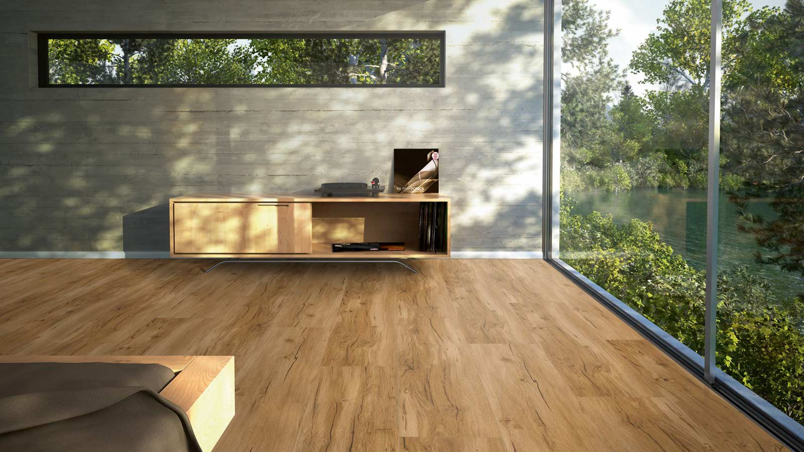 Parador Vinylboden Basic 5.3 Eiche Memory natur 1-Stab Landhausdiele 4V Trittschalldämmung Raum7