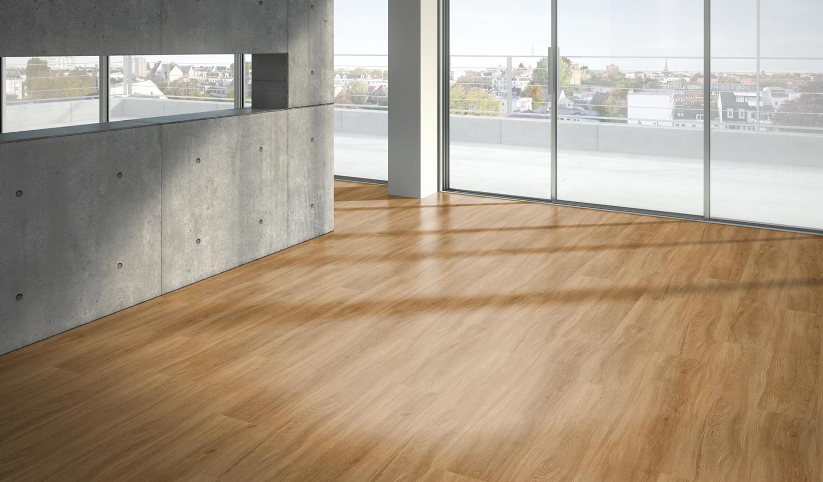 Parador Vinylboden Basic 5.3 Eiche Sierra natur 1-Stab Landhausdiele 4V Trittschalldämmung Raum8