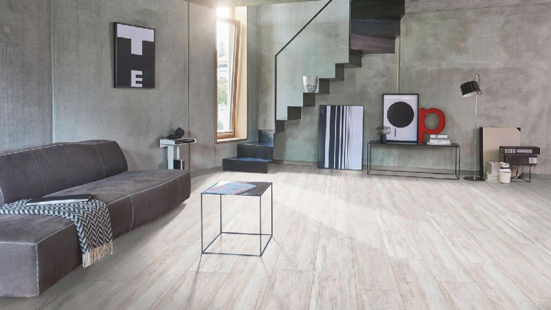 Parador Vinylboden Basic 5.3 Pinie skandinavisch weiß 1-Stab Landhausdiele 4V Trittschalldämmung main product photo