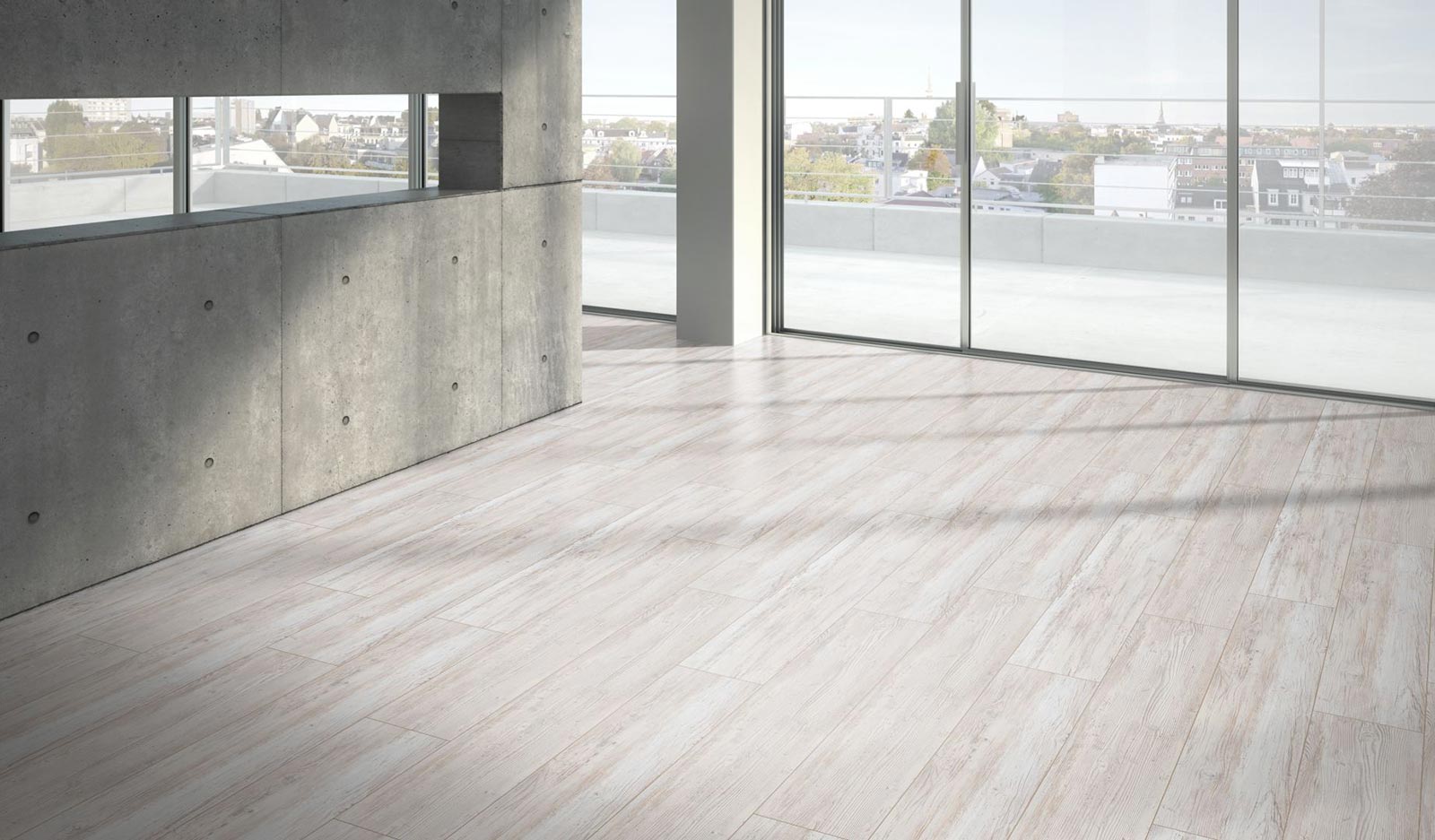 Parador Vinylboden Basic 5.3 Pinie skandinavisch weiß 1-Stab Landhausdiele 4V Trittschalldämmung Raum8