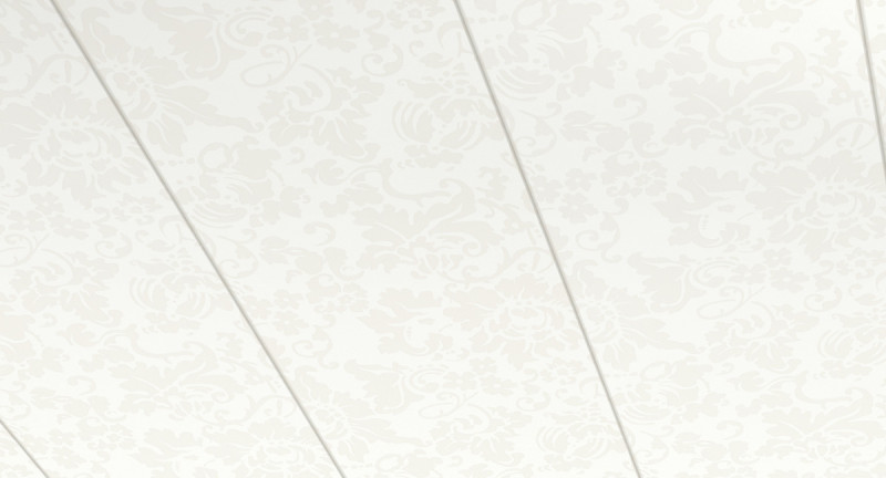 Parador Murs et plafonds Lambris décor Style Blanc Floral 1280x182 main product photo