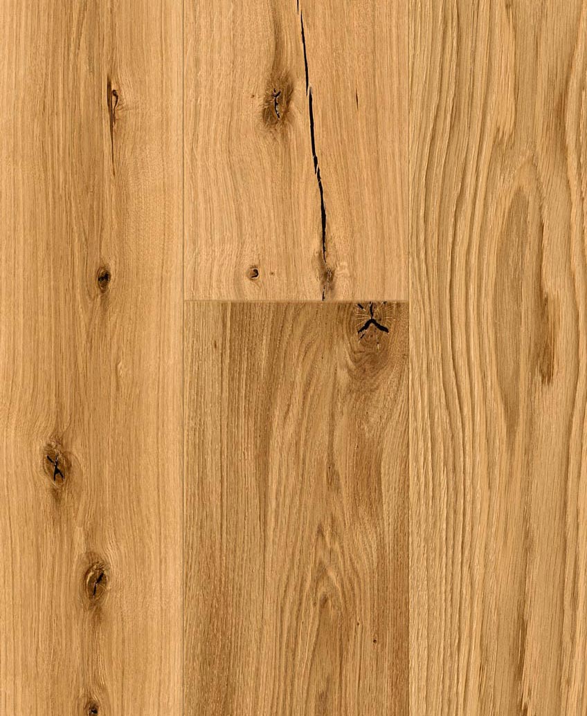 Admonter Parkett FLOORs Eiche Rustic gehobelt 1-Stab Landhausdiele 4V 158x2000 Raum1