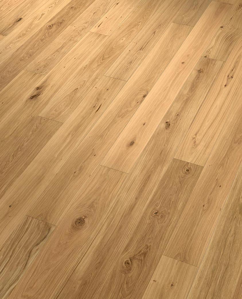 Admonter Parkett FLOORs Eiche Basic geschliffen 1-Stab Landhausdiele 4V 158x2000 Raum2