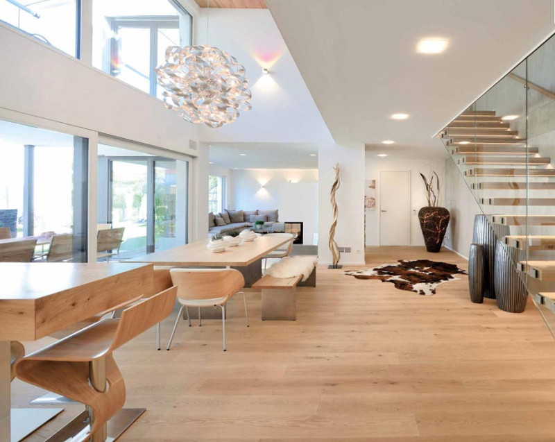 Admonter Parquet FLOORs Oak Stone Basic Brushed 1-strip 4V 158x2000 main product photo