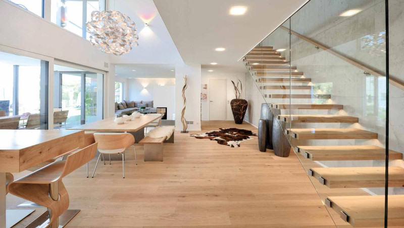 Admonter Parkett FLOORs Eiche Stone Basic gebürstet 1-Stab Landhausdiele 4V 192x1850 main product photo