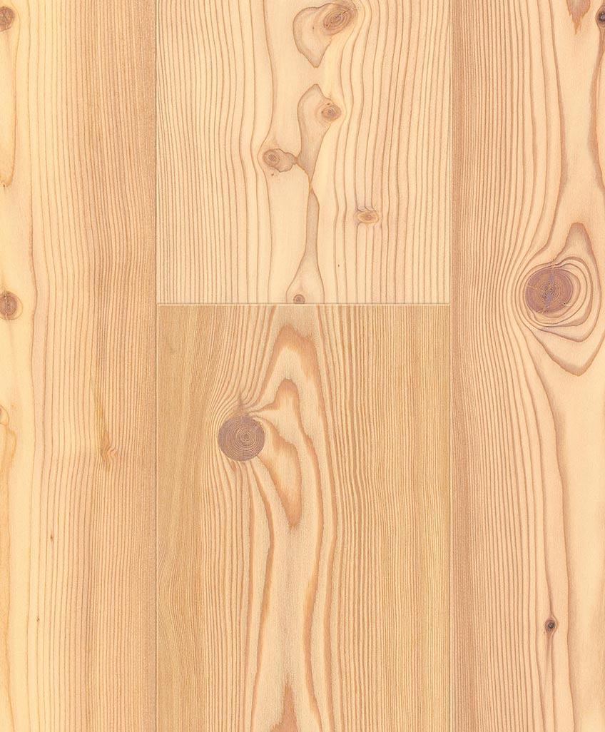 Admonter Parkett FLOORs Lärche Weiss Naturelle geschliffen 1-Stab Landhausdiele 4V 161x1850 Raum1