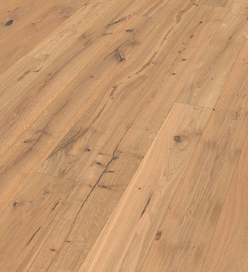 Admonter Parkett ondo Eiche Frosti Lebhaft gebürstet 1-Stab Landhausdiele 4V 192x2000 Raum2