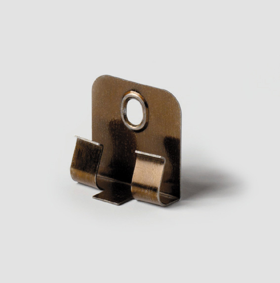 Fastening clips, suitable for plug-in skirting Hamburg and Universal Clip main product photo
