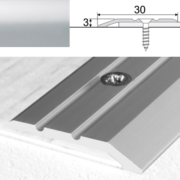 Brebo Abschlussprofil A01 Silber Aluminium eloxiert 270 cm main product photo