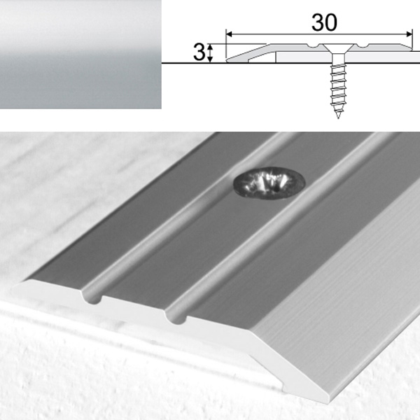 Brebo Abschlussprofil A01 Silber Aluminium eloxiert 90 cm main product photo