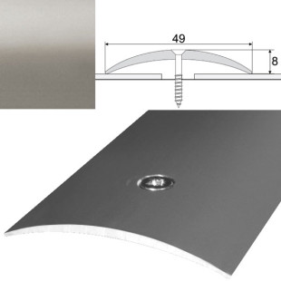 Brebo Perfil de transición A04 Stainless steel aluminum anodized 270 cm
