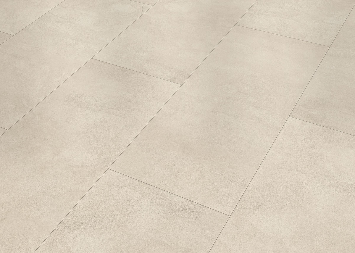 Classen Designboden NEO 2.0 Stone Washed Concrete Fliese 4V Raum1