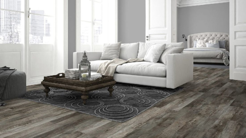 Classen Laminat Extravagant Tradition Eiche Hartford anthrazit 1-Stab Landhausdiele 4V main product photo
