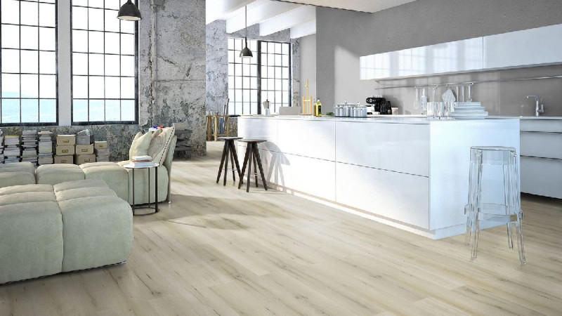Classen Vinyl flooring Greenvinyl Base 3.8 mm Sand oak 1-strip 4V main product photo