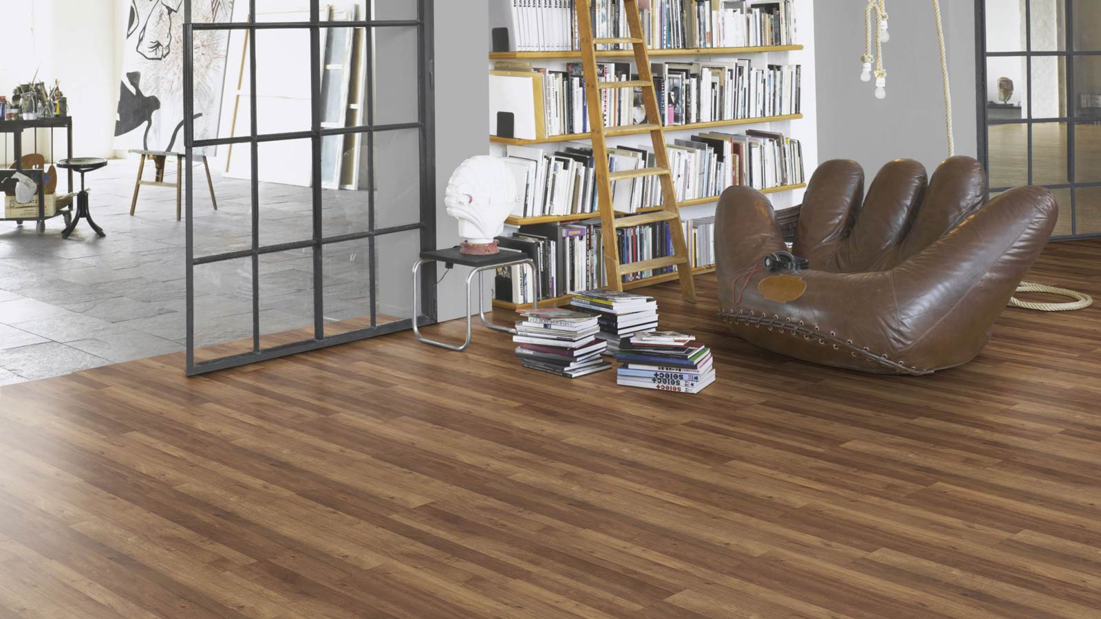 Parador Designboden Modular ONE Iconics Eiche Linea Antik Individuelle Dielenoptik 4V Raum3