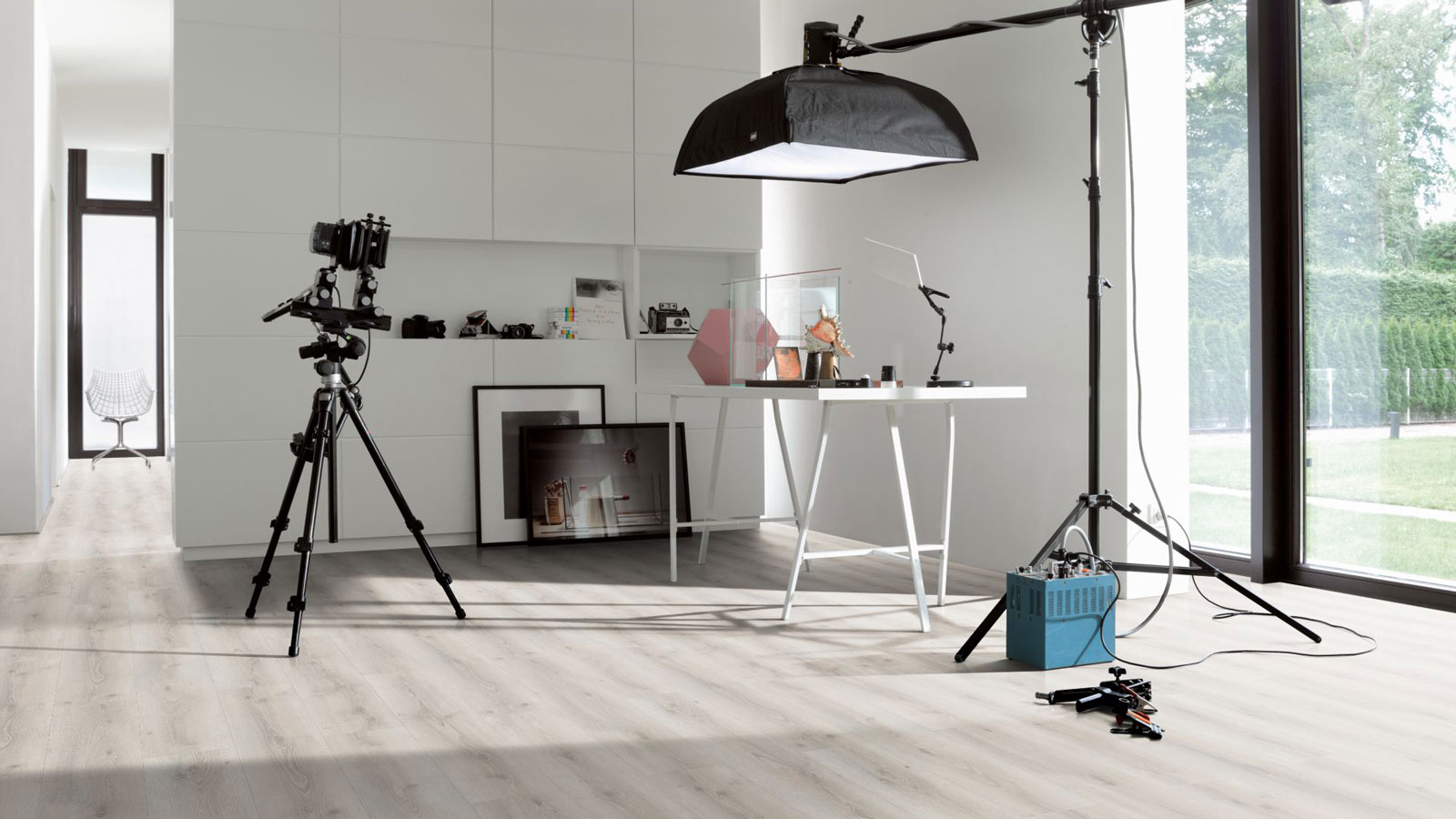 Parador Laminat Hydron 600 Eiche Askada weiß gekälkt Breite Landhausdiele 4V Raum4