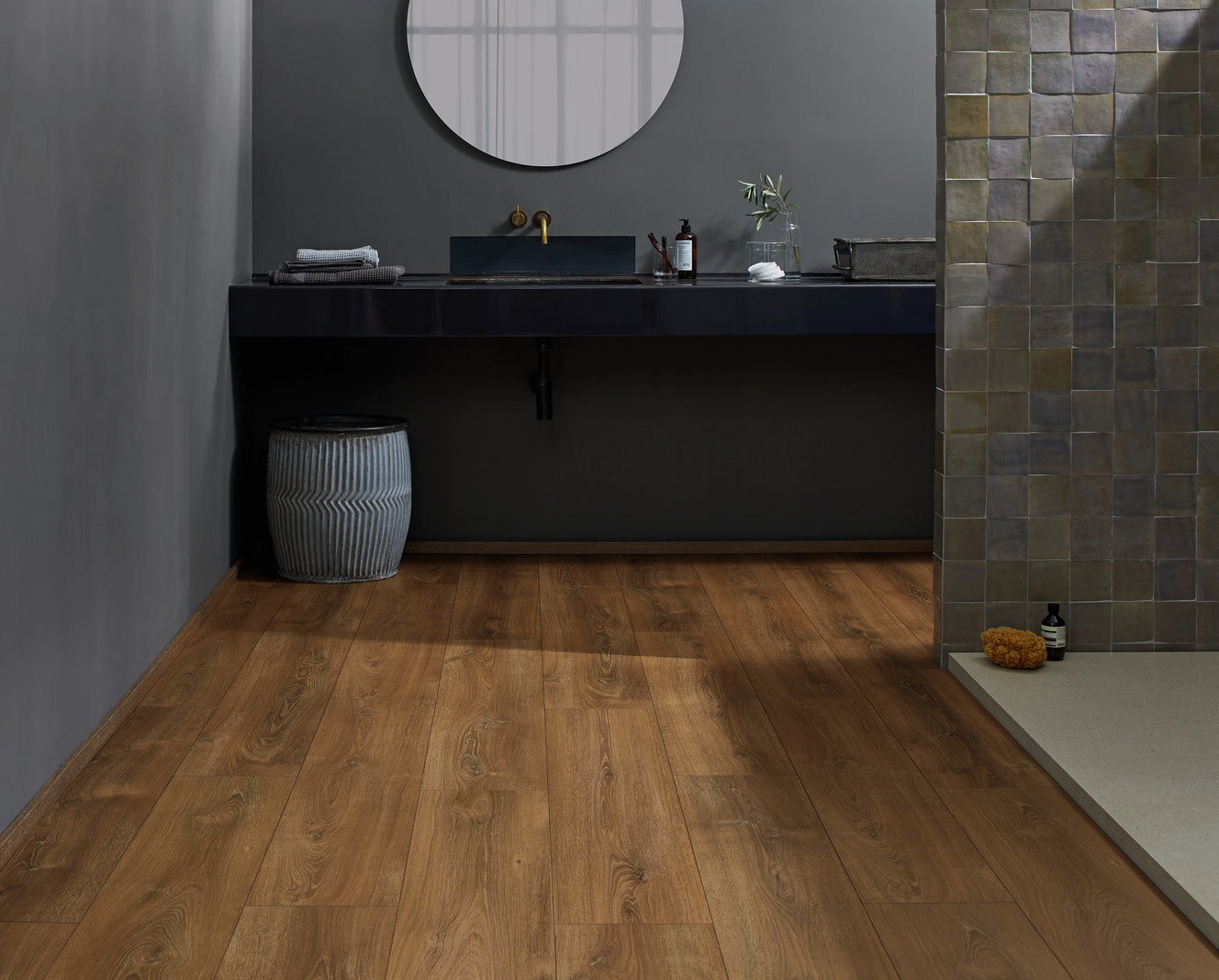 Parador Laminat Hydron 600 Eiche Montana Gekälkt Breite Landhausdiele 4V Raum3