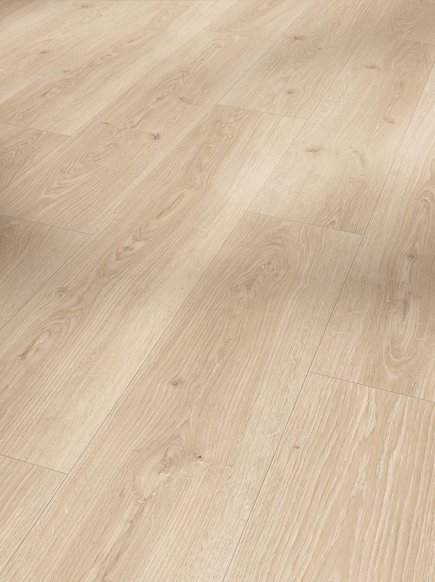 Parador Laminat Hydron 600 Eiche Studioline geschliffen Breite Landhausdiele 4V Raum1