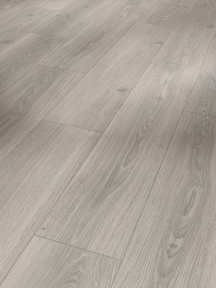 Parador Laminat Hydron 600 Eiche Studioline Lichtgrau Breite Landhausdiele 4V Raum1