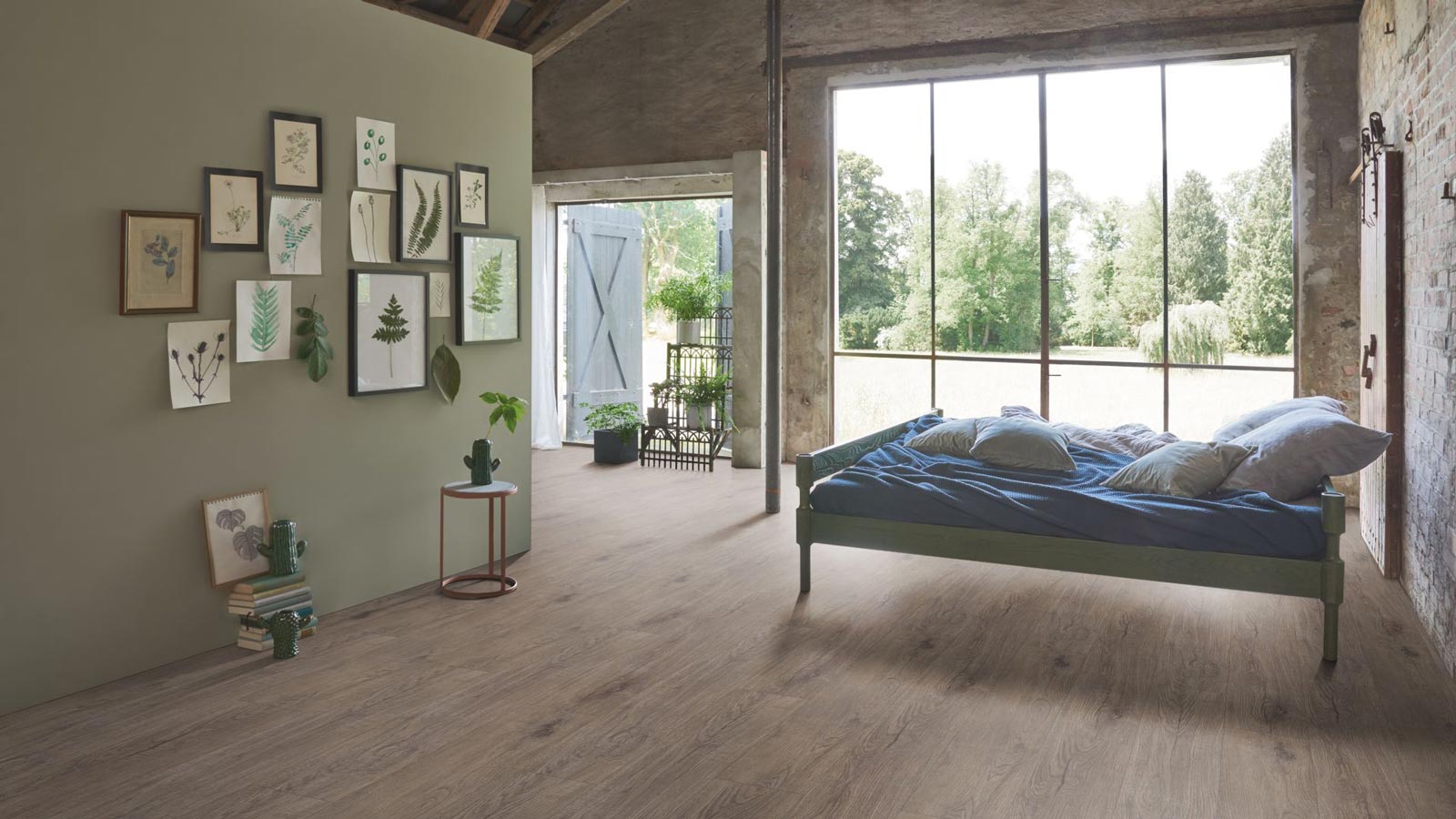 Parador Vinyl Classic 2070 Eiche Vintage Grau 1-Stab Landhausdiele 4V Raum4