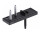 Dielenfix Negro (plástico) (19 - 23mm de grosor de la plancha) para la fijación invisible de la tarima de madera 300 clips para aproximadamente 8 m2