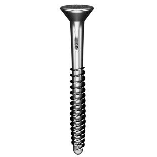 200 x stainless steel screws ALU-UK 5x50mm for fastening on aluminum substructure for planks with 20-27 mm thickness