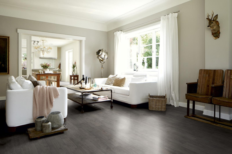 Egger Home Laminate 8/32 Large Grey Emporia oak EHL147 3-strip 4V main product photo