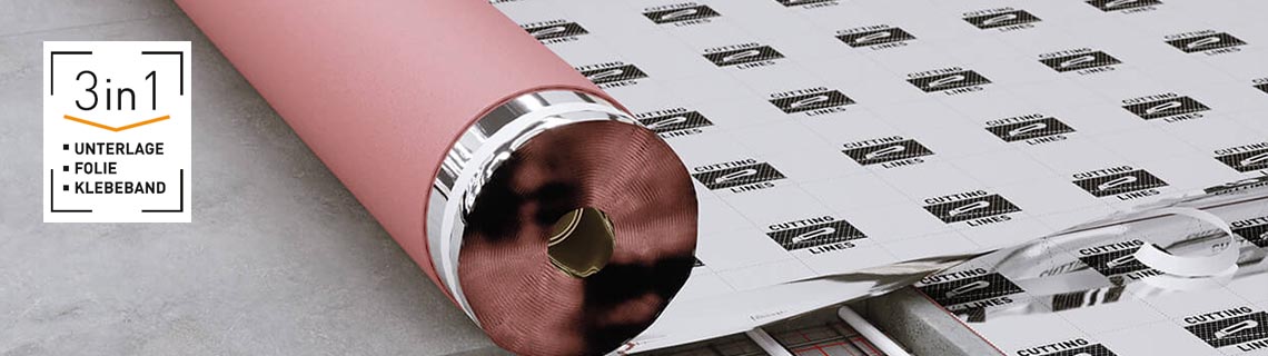 Ewifoam TrittschalldämmUnterlage Universol 1000 3in1 Raumansicht