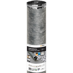 Ewifoam impact sound insulation carpet pad Universol Akustik Alu 3in1