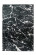 Flachflorteppich MARMOR Schwarz / Weiß rechteckig Höhe 6 mm Raum1 Flachflorteppich MARMOR Schwarz / Weiß rechteckig Höhe 6 mm Raum1