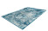 Flachflorteppich VINTAGE ORIENT Blau / Weiß rechteckig Höhe 6 mm Raum2