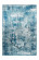 Flachflorteppich VINTAGE ORIENT Blau / Weiß rechteckig Höhe 6 mm Raum1
