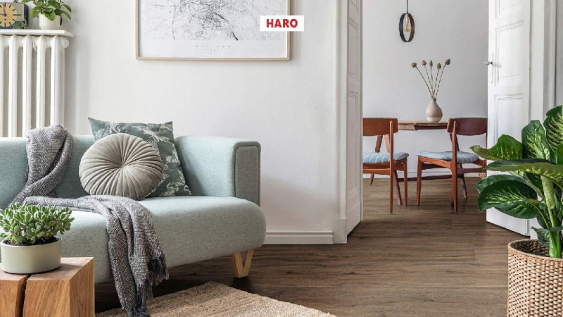 HARO Design flooring DISANO ClassicAqua French Smoked Oak 1-strip XL 4V main product photo